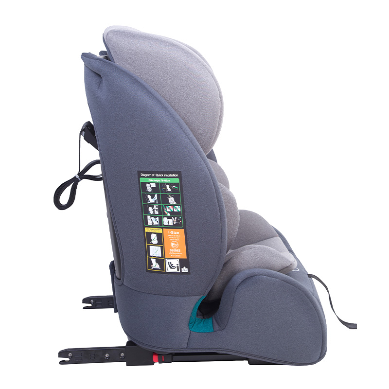 OG302A eenvoudige installatiepremiumkwaliteit 76-150 cm kinderzitje met ISOFIX en TOP TETHER