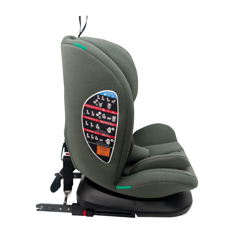OG801A ECE R129 ISIZE BABY Auto-zitplaats 40-150 cm ISOFIX Kinderveiligheidszitjes 360 graden Roteren Big Recline voor kinderen