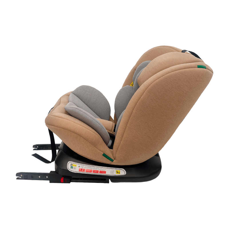 OG801A ECE R129 ISIZE BABY Auto-zitplaats 40-150 cm ISOFIX Kinderveiligheidszitjes 360 graden Roteren Big Recline voor kinderen