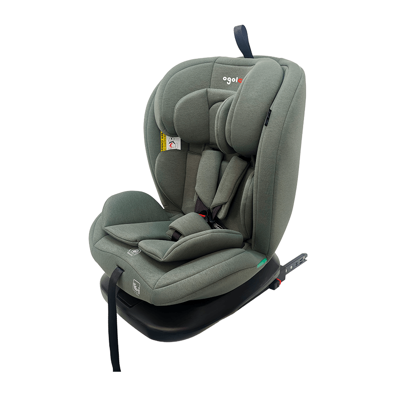 OG801A ECE R129 ISIZE BABY Auto-zitplaats 40-150 cm ISOFIX Kinderveiligheidszitjes 360 graden Roteren Big Recline voor kinderen