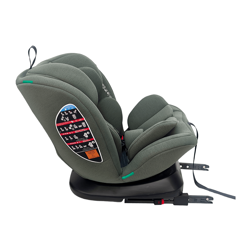 OG801A ECE R129 ISIZE BABY Auto-zitplaats 40-150 cm ISOFIX Kinderveiligheidszitjes 360 graden Roteren Big Recline voor kinderen