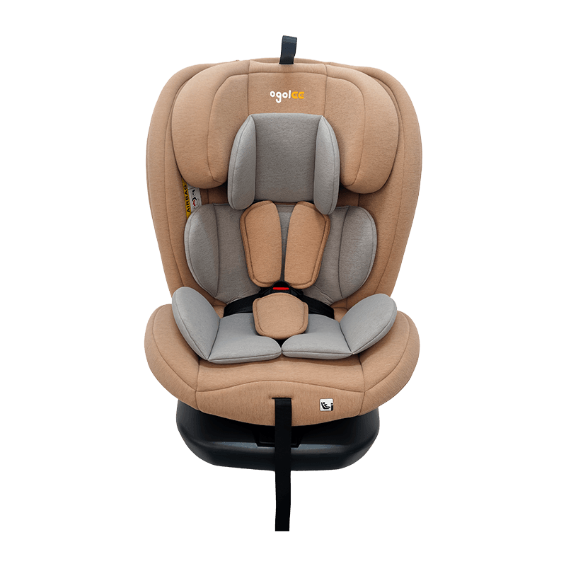 OG801A ECE R129 ISIZE BABY Auto-zitplaats 40-150 cm ISOFIX Kinderveiligheidszitjes 360 graden Roteren Big Recline voor kinderen