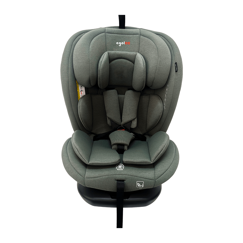 OG801A ECE R129 ISIZE BABY Auto-zitplaats 40-150 cm ISOFIX Kinderveiligheidszitjes 360 graden Roteren Big Recline voor kinderen