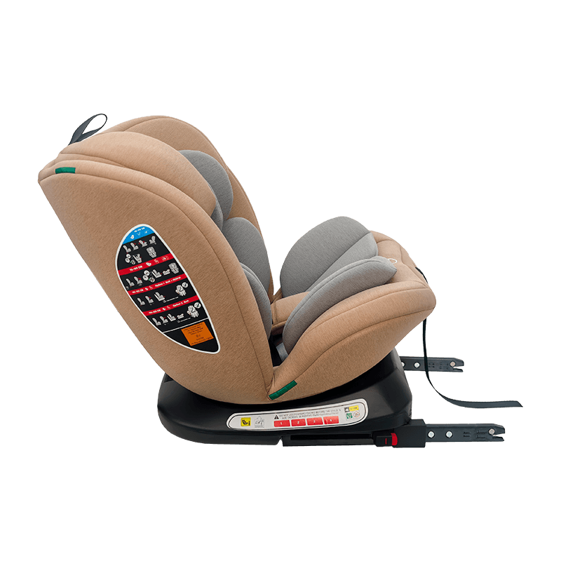 OG801A ECE R129 ISIZE BABY Auto-zitplaats 40-150 cm ISOFIX Kinderveiligheidszitjes 360 graden Roteren Big Recline voor kinderen